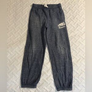 Roots Kids Blue Gray Sweatpants Comfortable Joggers Track Pants Drawstrings 10